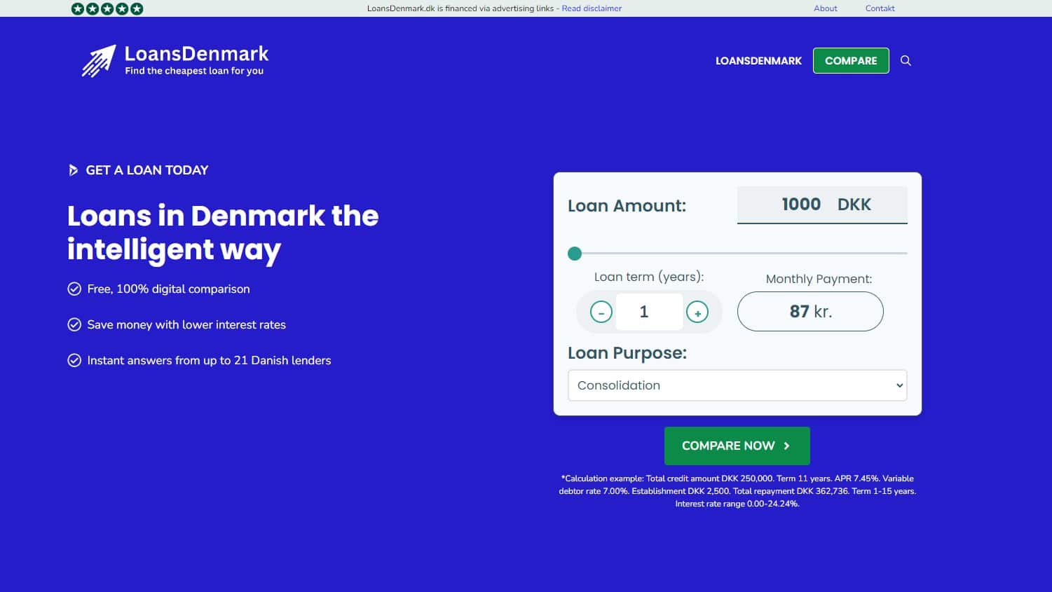 Loans in Denmark the intelligent way Get a Loan Today